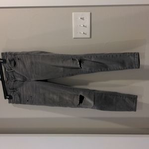 Treasure and bond distressed ankle jeans